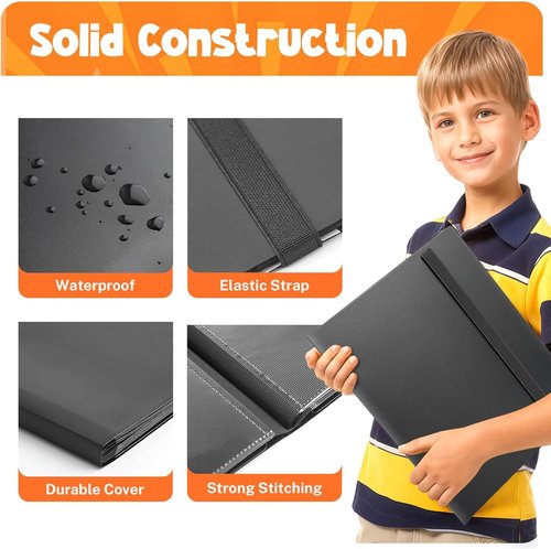 Card Binder - Premium 9 Pocket Trading Card Album | 360 Card Capacity for MTG, TCG & Baseball Cards - Black