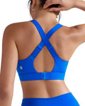 RUNNING GIRL Sports Bras for Women - High Support with Adjustable Straps & Sewn-in Pads | Comfortable Fit