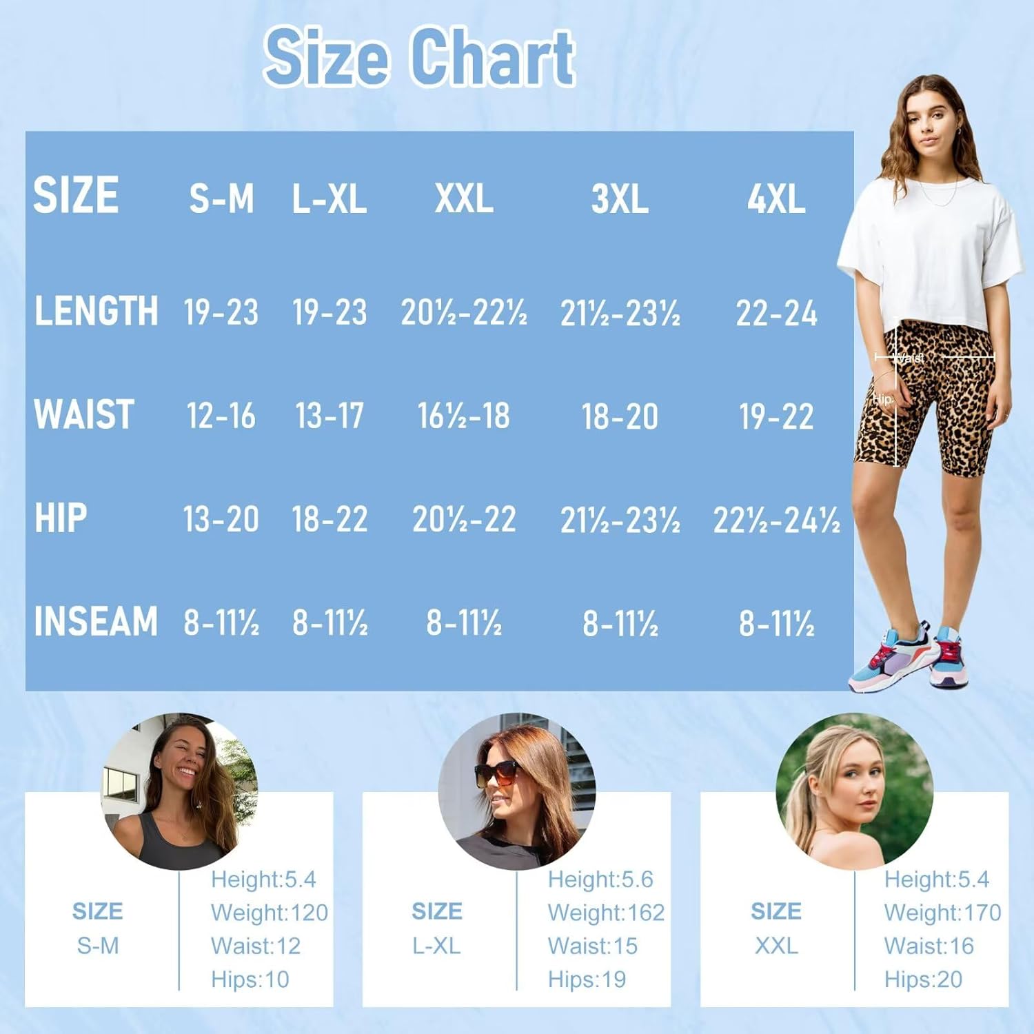 Skiennix Biker Shorts for Women - High Waist Spandex with Pockets | 5-Pack for Yoga & Running