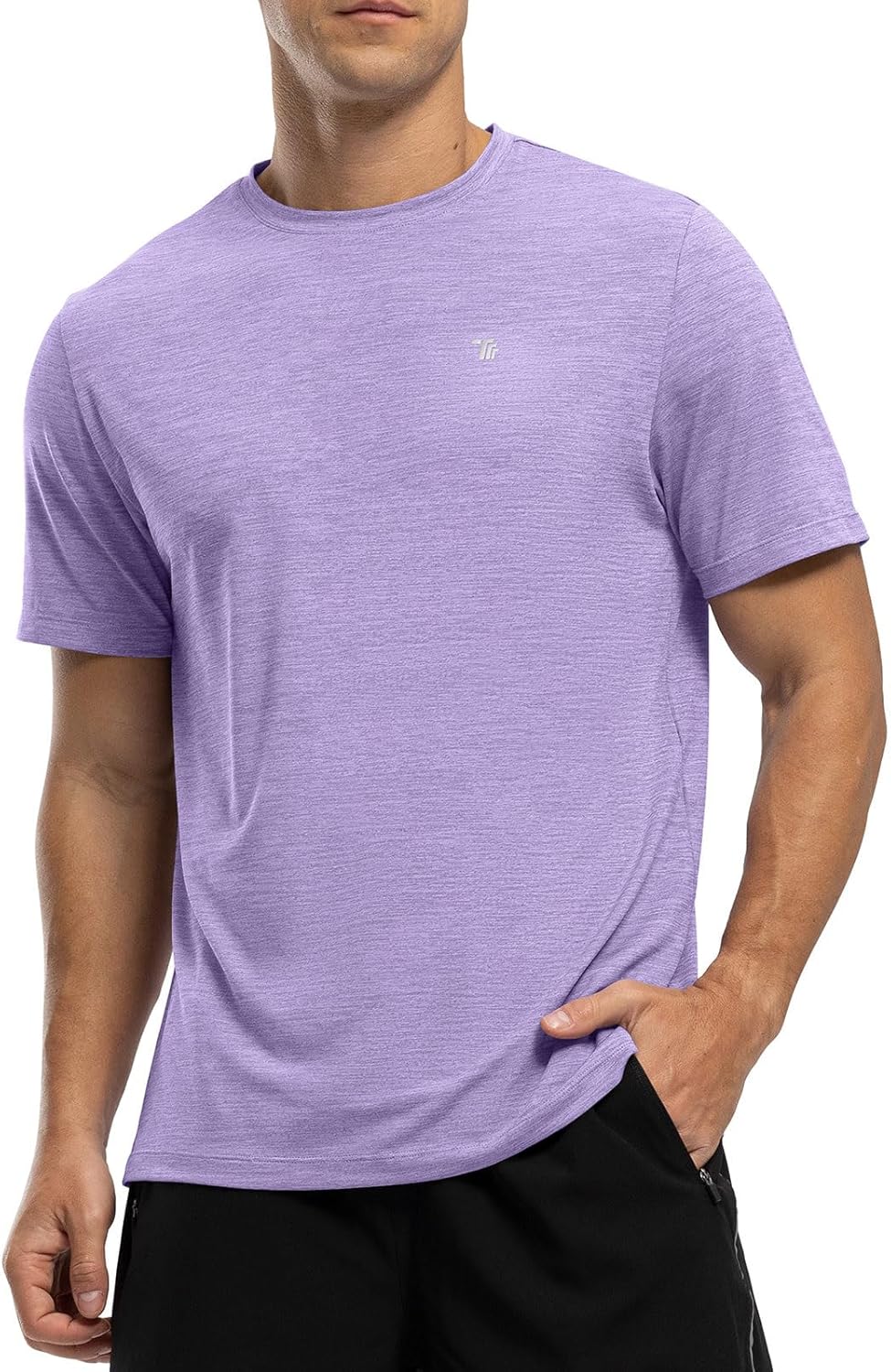 Rdruko Men's Dry Fit Workout Shirts - Moisture-Wicking Short Sleeve Athletic Tees | Gym & Running