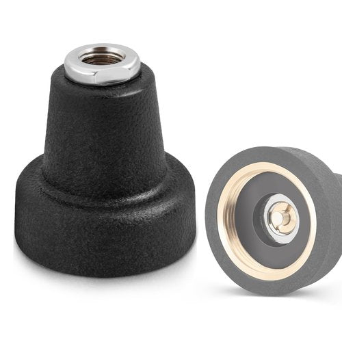 Anina NMO to 3/8 X 24 Thread Adapter Antenna Mount for CB Ham Two Way Amateur Radio Antenna Brass Center Contact Low Loss Connector