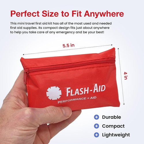 Mini First Aid Kits - 2-Pack Compact Travel IFAKs for Emergency Preparedness | Portable & Lightweight Supplies