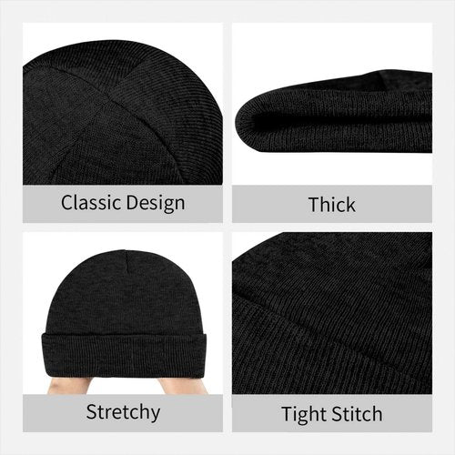 KOSUES Switzerland Coat of Arms Suisse 1291 Stretchy Knit Beanie Hat Unisex Warm Knitted Hats Winter Ski Skull Caps Acrylic Knit Stocking Cuffed Cap Cold Weather Watch Cap for Hiking Skiing Red