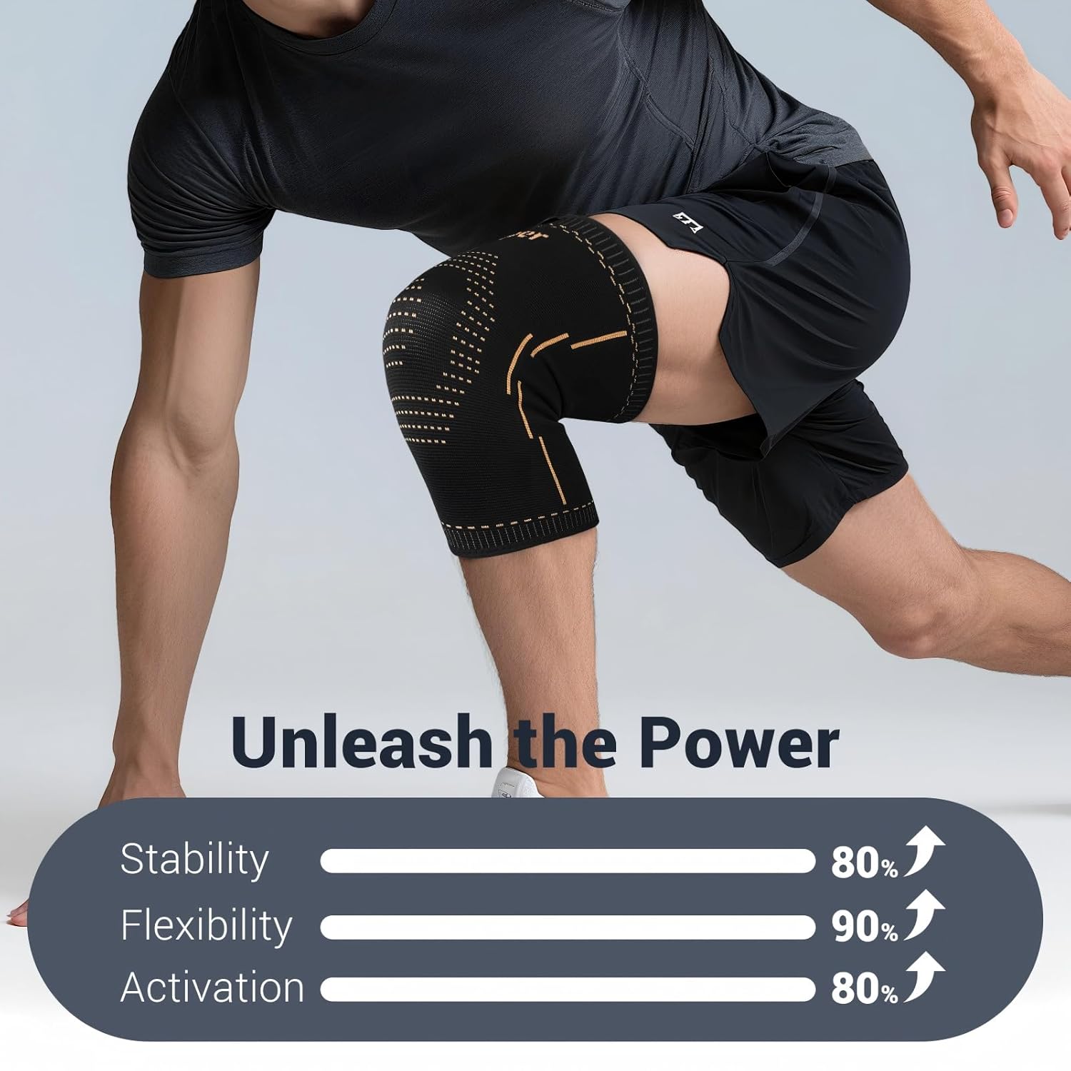 Skiennix Copper Knee Braces - Compression Sleeves for Pain Relief & Recovery | Unisex Design