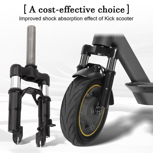 Yungeln Electric Scooter Front Suspension Fork Compatible with Segway Ninebot MAX G30 G30LP Electric Scooter Shock Absorption Parts Anti-Vibration Accessories with Foot Stand