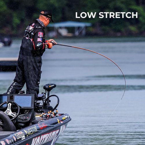 KastKing Fluorokote Fishing Line - 100% Fluorocarbon Coated, Shock Resistant, Extreme Clarity, Fast Sinking