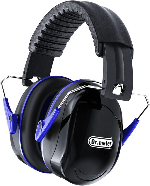 Dr.meter Noise Reduction Ear Muffs - SNR 31dB Hearing Protection for Gun Range & Yard Work