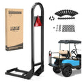 10L0L Golf Cart Rear Safety Grab Bar Universal Compatible with Yamaha Club Car EZGO Golf Cart with Reflective Triangle Board