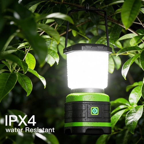 Lichamp LED Camping Lantern - Portable Battery-Powered Lights for Emergencies | 4-Pack Essentials