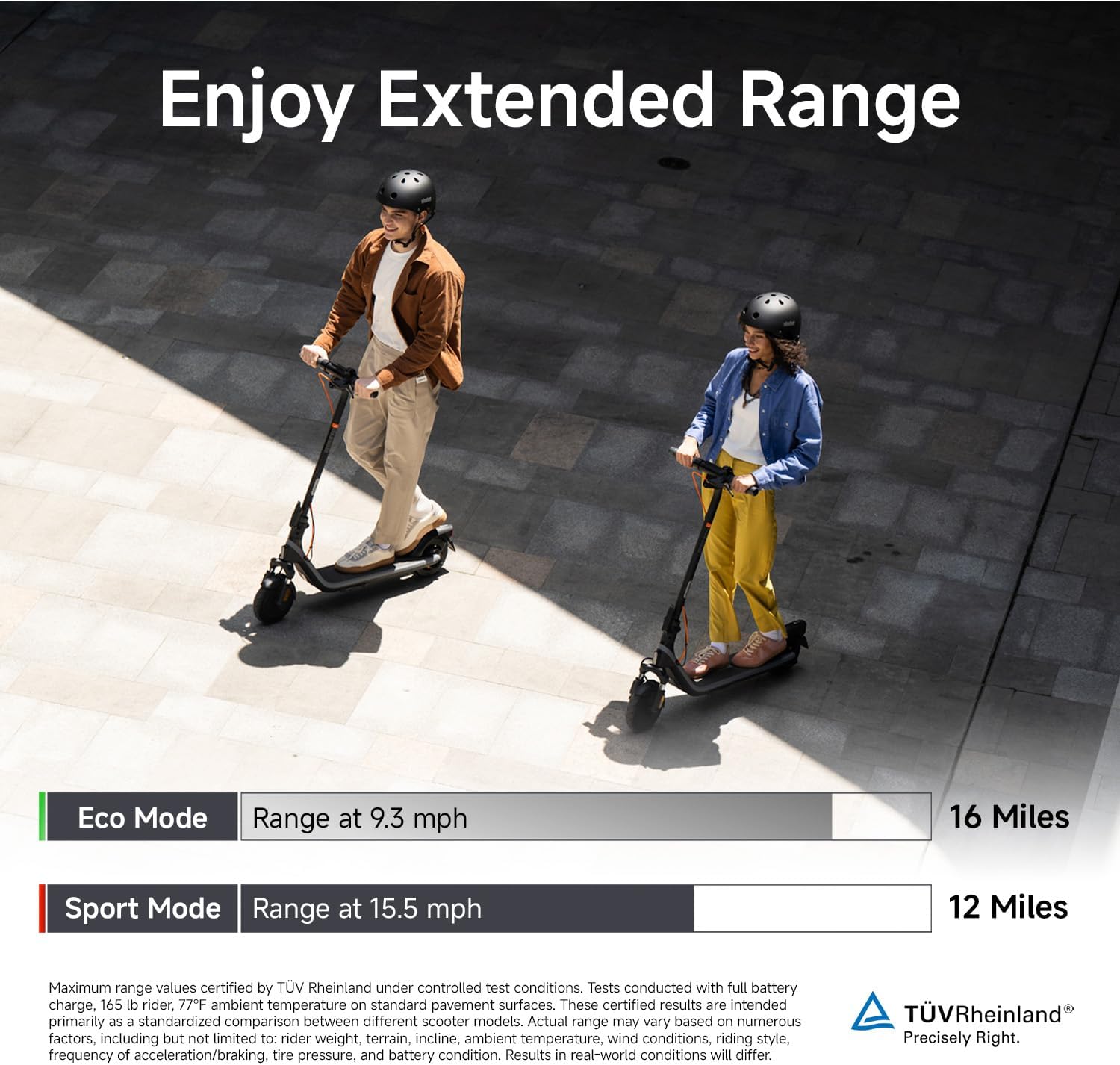Segway Ninebot E2 Plus II Electric Scooter - 15.5–20 MPH, Long Range, Foldable Design, UL Certified