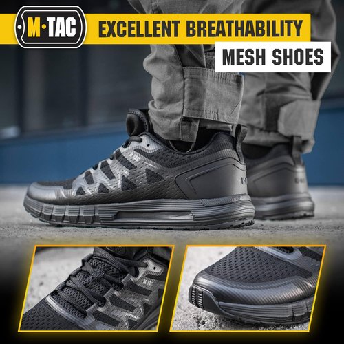 M-Tac Tactical Sneakers for Men - Lightweight Breathable Mesh Hiking Shoes | Non-Slip EVA Sole, Durable Design