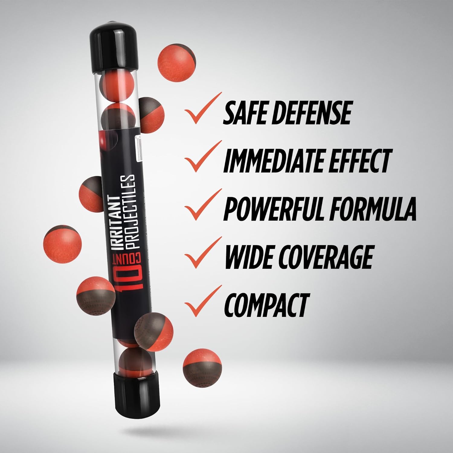 Skiennix 68 Caliber Pepper Balls - Powerful Self Defense Irritant Formula | Non-Lethal Protection