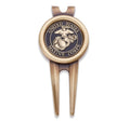 USMC Golf Divot Tool Plus Ball Markers - US Marine Corps Military Golf Ball Marker & Tool - Designed by Marines for Marines - Officially Licensed