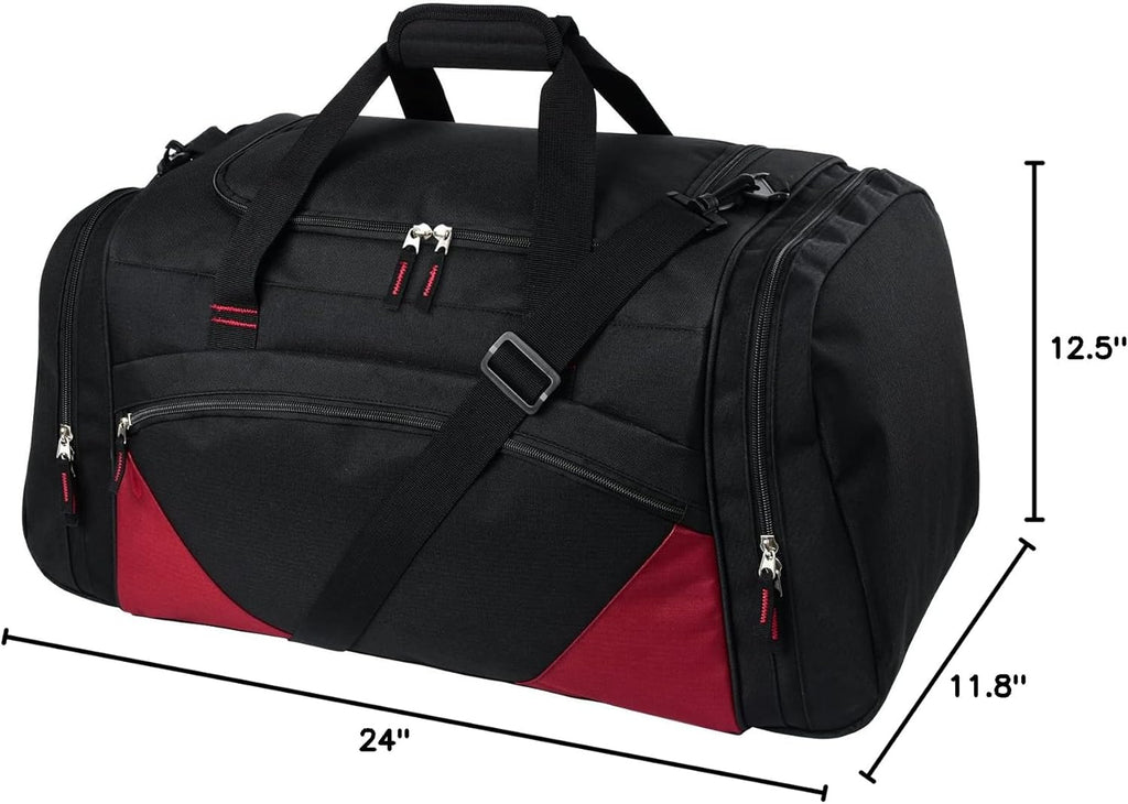 Skiennix Men's Gym Bag - 55L Large Sports Duffle for Lightweight Workouts | Durable & Stylish