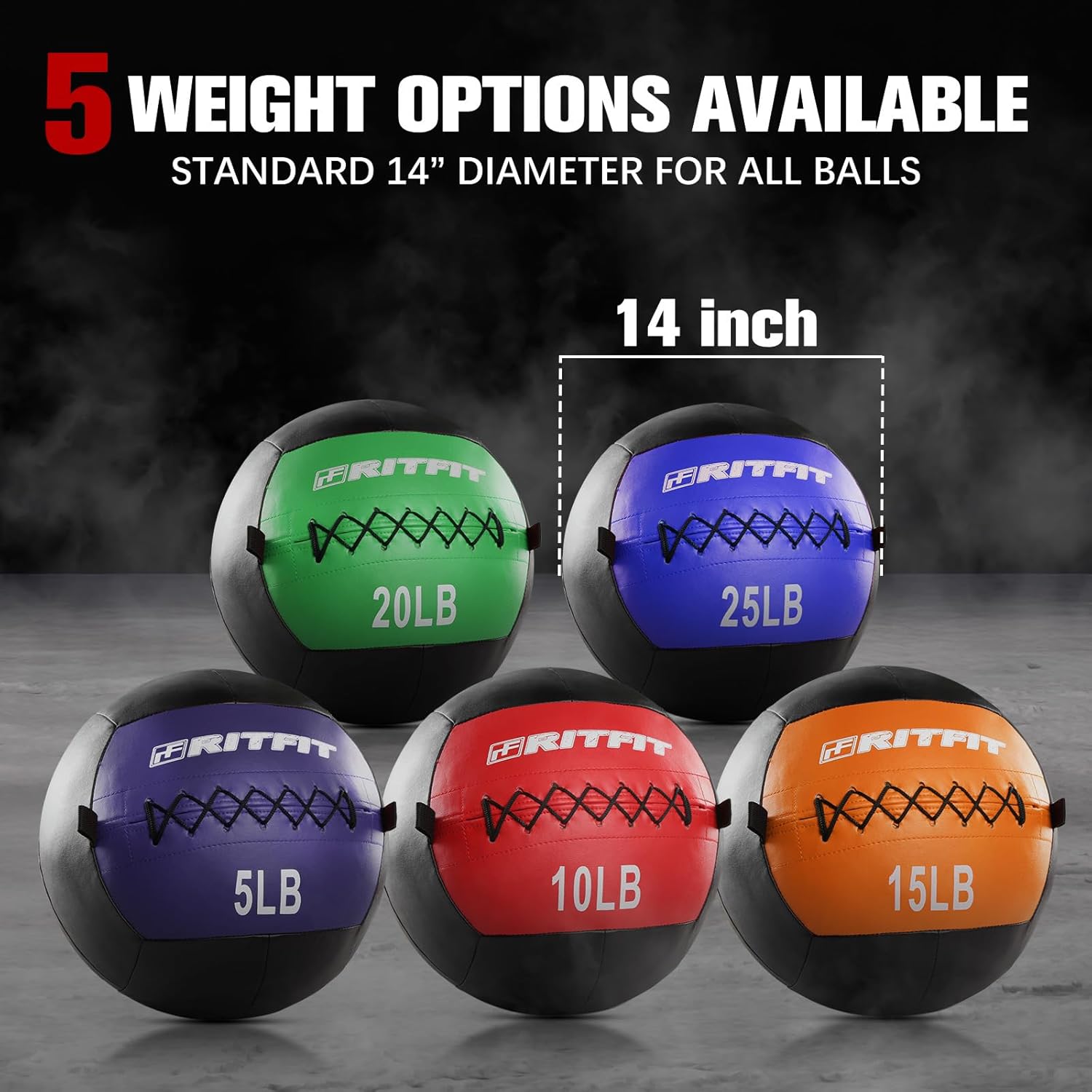 RitFit Soft Medicine Ball - Perfect for Strength & Conditioning Workouts | Core Training Essential