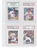 Graded Card Slab Binder Pages - Store & Display 40 PSA, BGS, BCCG, CGC Cards | 10 Pages Included