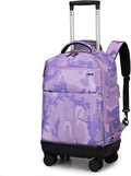 Skiennix Rolling Backpack - 18-Inch Laptop Bag with Removable Wheels | Water-Resistant Travel Backpack for Men & Women