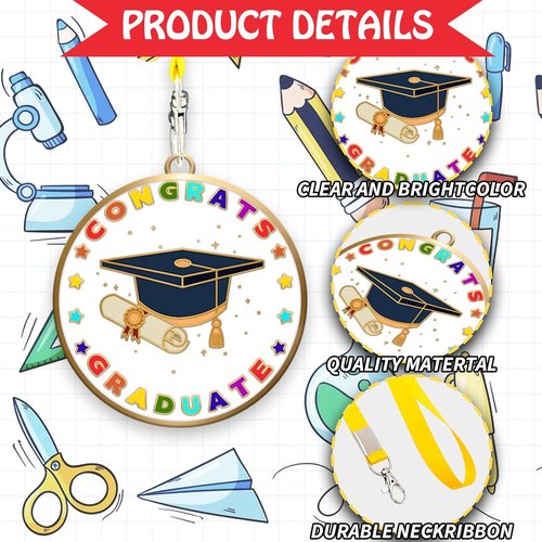 Metal Preschool Graduation Medal - Engravable Award with Neck Ribbon | Commemorative Keepsake for Kids