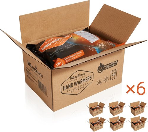 Hand Warmers Bulk - 240/280 Paris - Long-Lasting Up to 12 Hours for Warm Body, Safe Portable Hand Warmers Disposable for Hand & Foot, Heater for Camping, Fishing