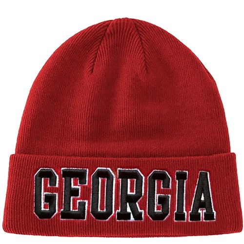 HUIGONGSHOU Beanie for Men and Women, Winter Knit Hat with 3D Embroidery, Cuffed Winter Hat Sport Fans Gift for Men Women