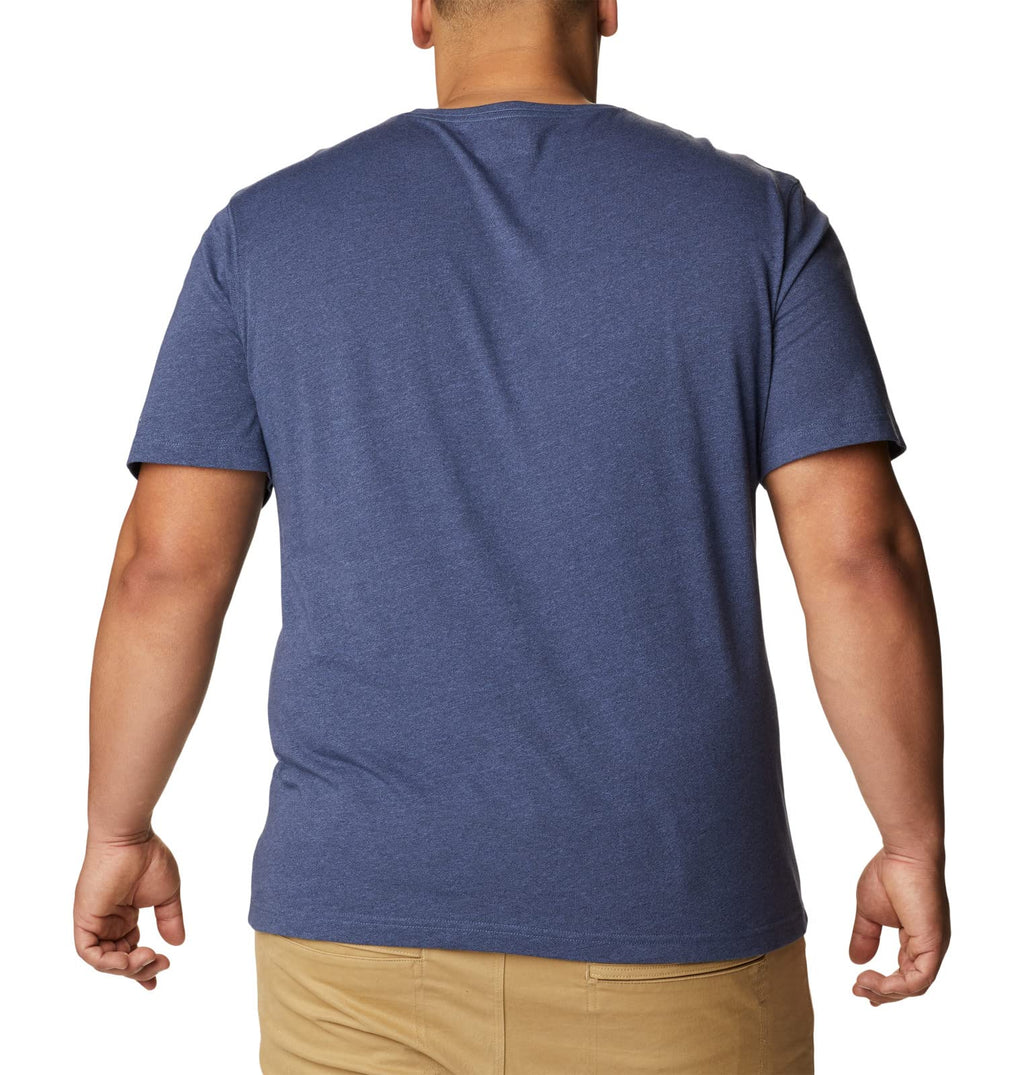 Columbia Mens Thistletown Hills Short Sleeve T-Shirt, Dark Mountain Heather, Small