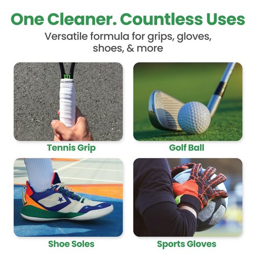 Brampton Golf Grip Cleaner, Works on Balls & Club Head Grooves, Restores Tackiness, Removes Dirt & Oil, Grip Spray for Golf, Tennis, Baseball, Football, & More, No PFAS or Ammonia, 8oz