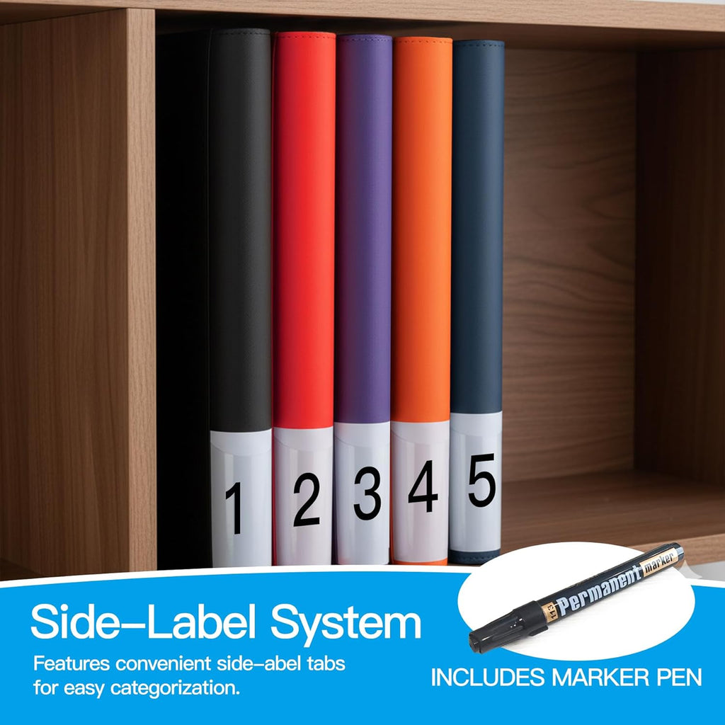 Skiennix Toploader Binder - 9 Pocket Card Album with 324 Slots for 3" x 4" Trading & Sports Cards | Black