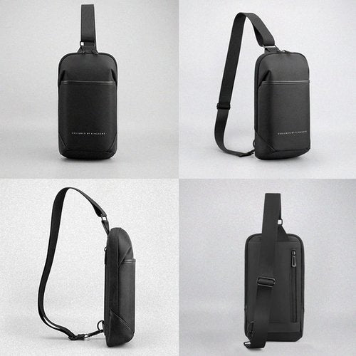 Kingsons Small Crossbody Bag - Waterproof Sling Bag with Anti-Theft Pocket | Casual Daypack for Travel & Hiking