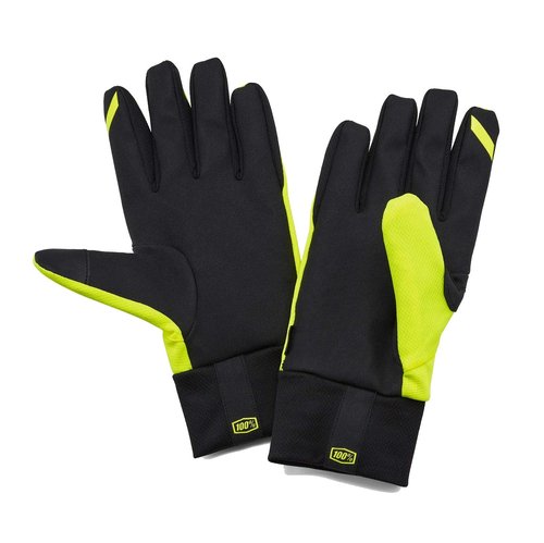 100% Speedlab (10011-004-11) "HYDROMATIC Waterproof Glove Neon Yellow - Medium