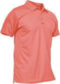 MAGCOMSEN Men's Quick-Dry Tactical Polo Shirt - Performance Short Sleeve Golf Jersey in Various Colors