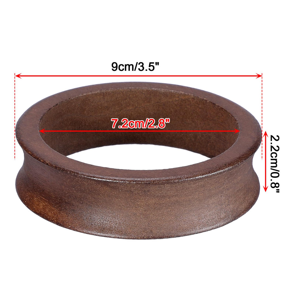 JUXYES Wooden Sphere Holder Display Stand, 3 Pack Large Wood Sport Ball Stand, Simple Round Display Easel Stands for Soccer Ball, Footballs, Baseball, Tolleyball, Basketball, Rugby, 72mm