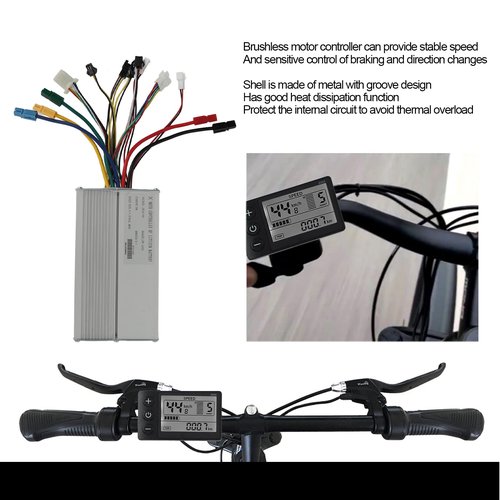 Bnineteenteam 36V/48V 1000W Electric Brushless Motor Controller, Controller?for Electric Scooters and Electric