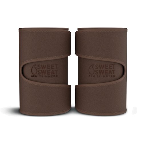 Sports Research Sweet Sweat Arm Trimmers - Premium Sweat-Enhancing Fitness Arm Wrap - Neoprene · Adjustable Sizing · for Women & Men