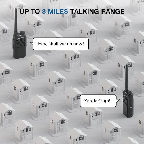 BAOFENG MP31 GMRS Radio Handheld Two Way Radio, Waterproof Rechargeable Walkie Talkies with NOAA Scanning & Receiving, GMRS Repeater Capable, 2-in-1 Type-C Charging Cable, Earpieces, 2 Pack