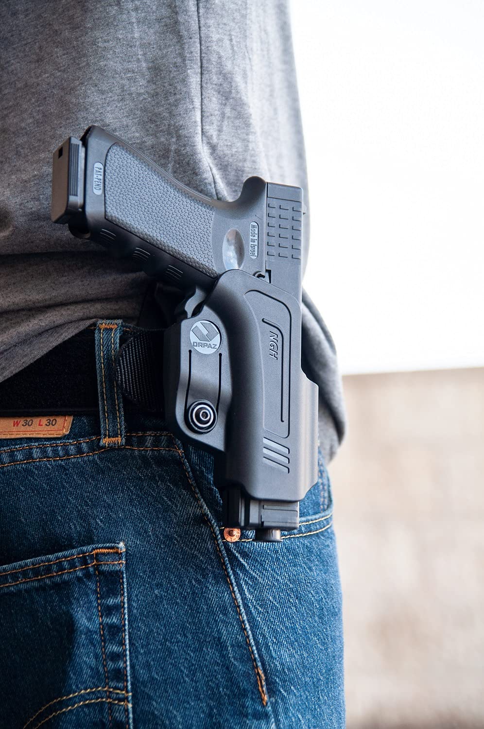 Orpaz Sig P320 Holster, Optics Compatible Level II OWB Holster, Belt Holster