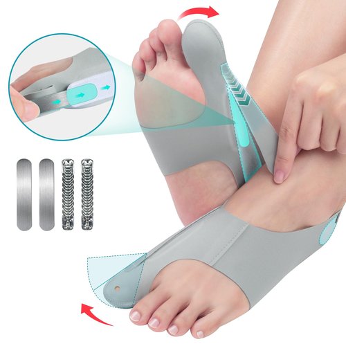 ZenovaCare+ Bunion Corrector Sleeve for Men/Women, 1 Pair Day & Night Toe Alignment,Orthopedic Post-Workout Recovery Foot Brace, Hallux Valgus Toe Straightener for Daily Use (Large)