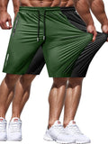 Hidkat Men's Athletic Shorts - Lightweight Quick-Dry Gym & Running Shorts with Zipper Pockets