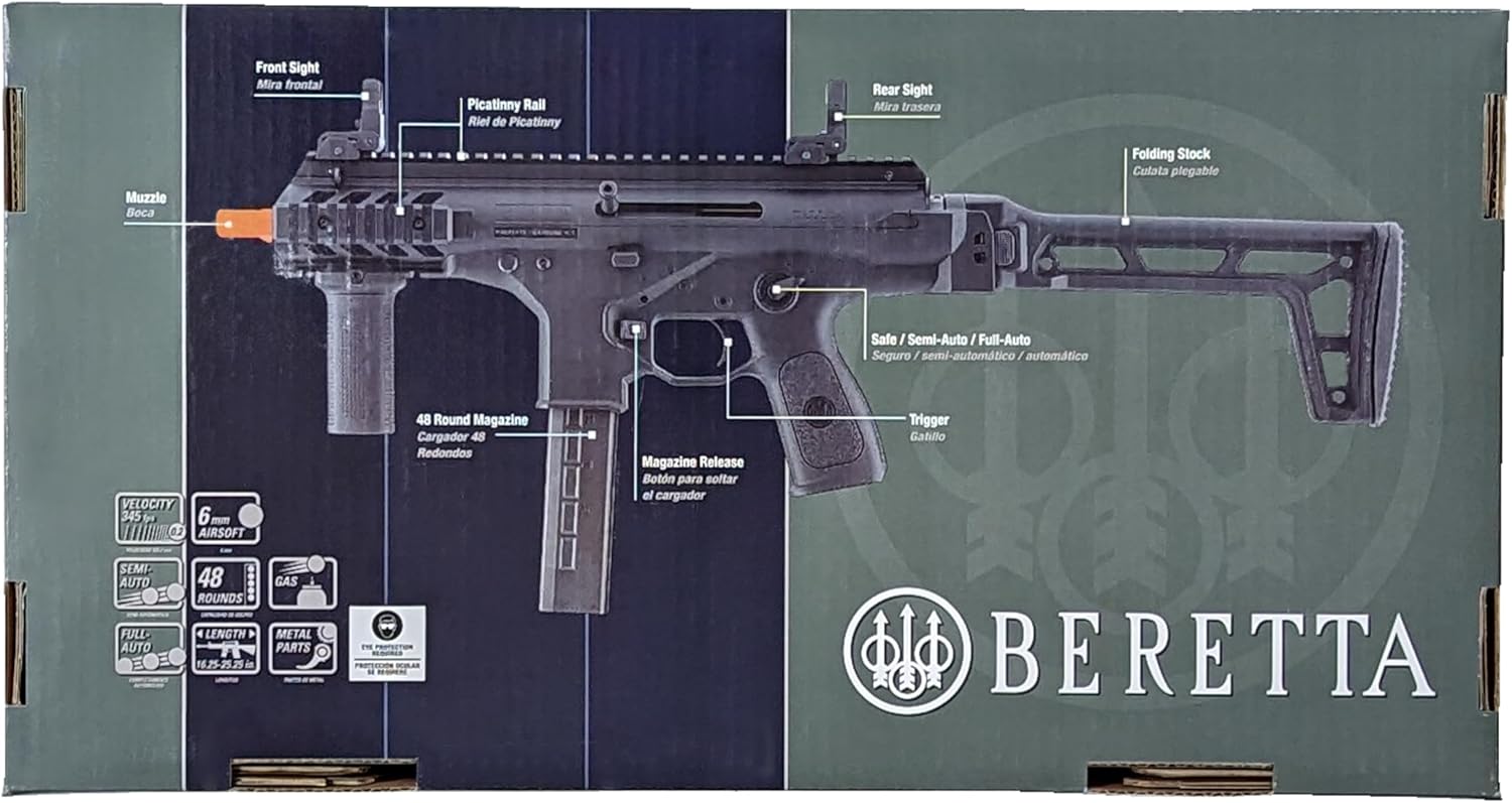 Umarex Beretta PMX GBB Airsoft Rifle - Automatic 6mm BB Gun for Precision Shooting