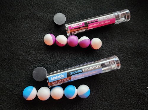 **OCandCS MAX 68 Cal Pepper Balls - Fracture Groove Design for Enhanced Performance | Ultrafine Powder**