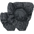 MEETOOT Waterproof Bicycle Seat Rain Cover Waterproof Bicycle Saddle Cover with Elastic Bicycle Seat Rain Cover 3 Piece Bicycle Seat Cover PVC Waterproof Bicycle Saddle Cover Black