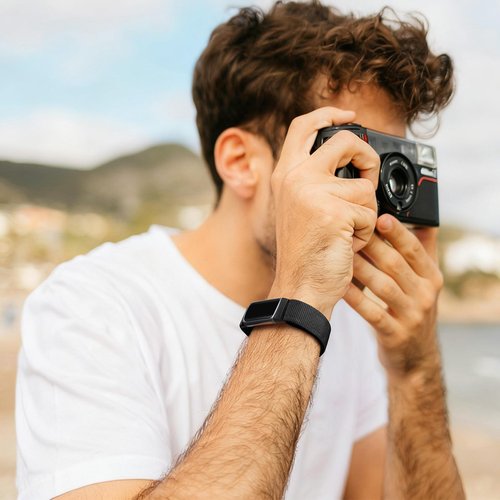 Bandletic Sport Band Compatible with Fitbit Charge 6/5 Bands for Men and Women, Rugged Soft Nylon Wristbands Replacement Straps with Magnetic Fidlock V-Buckle for Fitbit Charge 5/6 Fitness Tracker