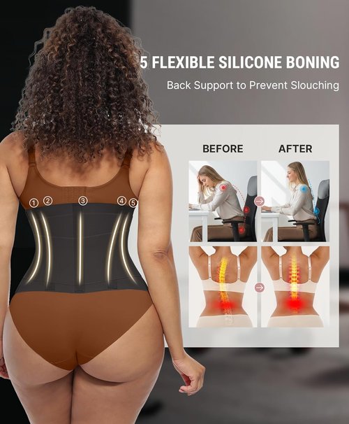 FeelinGirl Waist Trainer Belt - Tummy Control Ab Trimmer for Men & Women | Adjustable Size