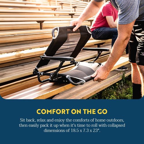 GCI Outdoor Comfort Chair - Portable Stadium Seat with Cushioned Support | Ideal for Events