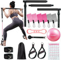 Kisnbld Pilates Bar Kit - Multifunctional Resistance Bands for Home Gym Yoga Workouts | Portable Design