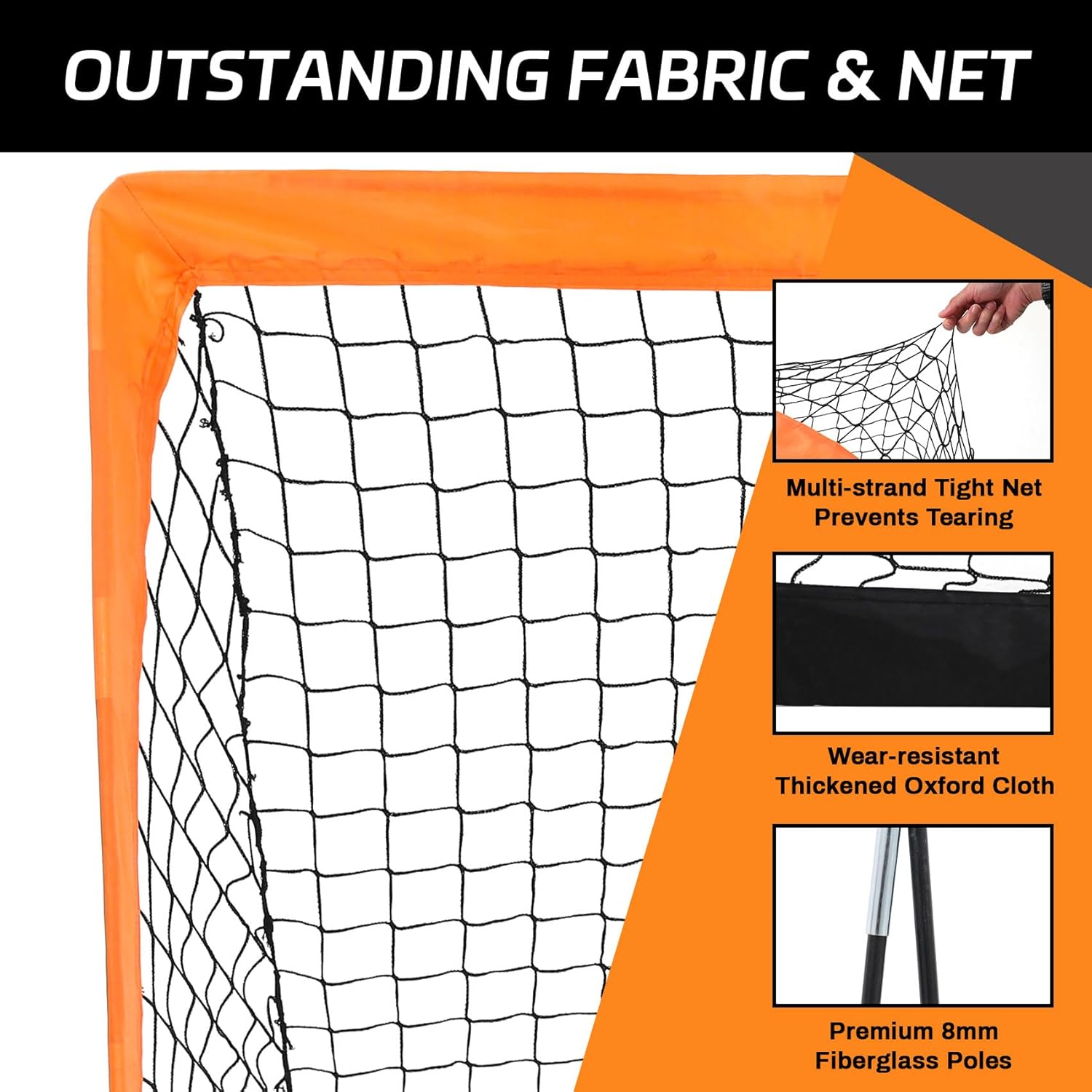 Skiennix 2-Pack Soccer Goals - Pop Up Folding Mini Goals for Indoor/Outdoor Practice | 4’ x 3’ with Carry Bag