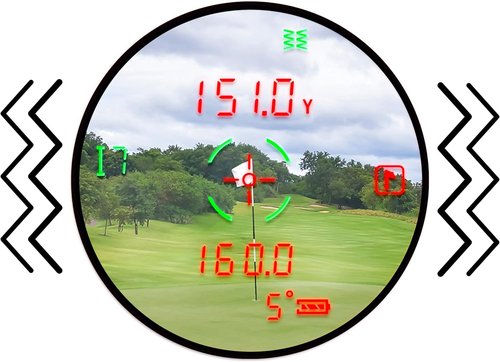 Callaway Pro XS+ Golf Laser Rangefinder - High-Res OLED Display & 7X Magnification