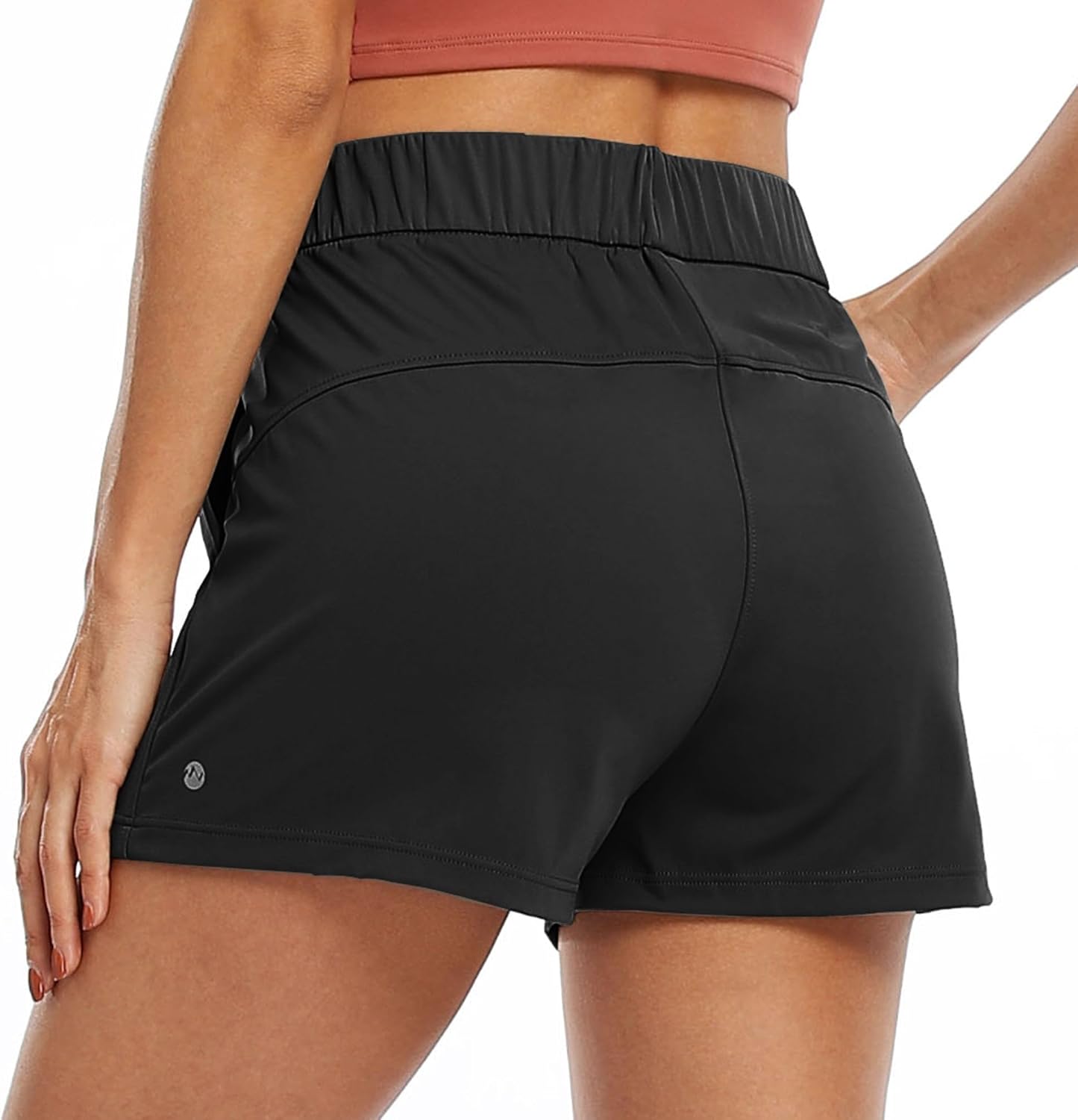 Willit Women's Hiking Shorts - Comfy Athletic Yoga Lounge Shorts with Pockets | 2.5" Length