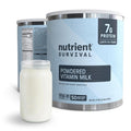 Nutrient Survival Vitamin Powdered Milk - Freeze-Dried Emergency Food Supply | 21 Essential Nutrients, Gluten & Soy Free, 50 Servings