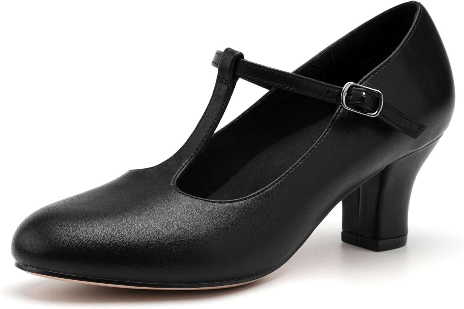 Stelle 2.5" T-Strap Dance Heels for Women - Perfect for Ballroom, Salsa, Tango & Latin Events