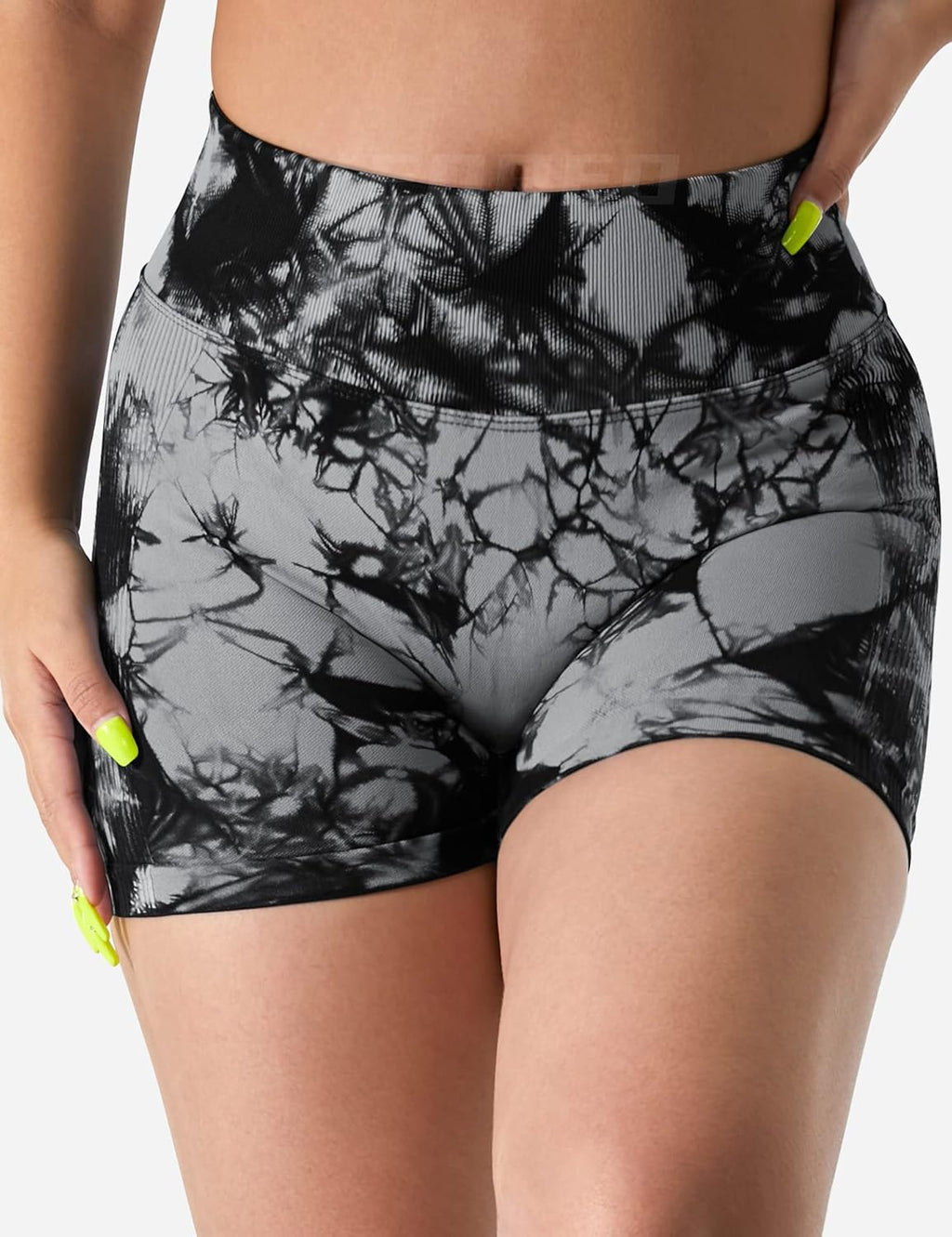 YEOREO Women's Workout Shorts - High Waisted Seamless Scrunch Design | 3.6" Gym & Yoga Biker Shorts